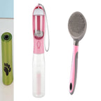 Botella Portátil 3 en 1 para Perros y Gatos