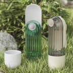 Portable pet water dispenser ideal for outdoor activities